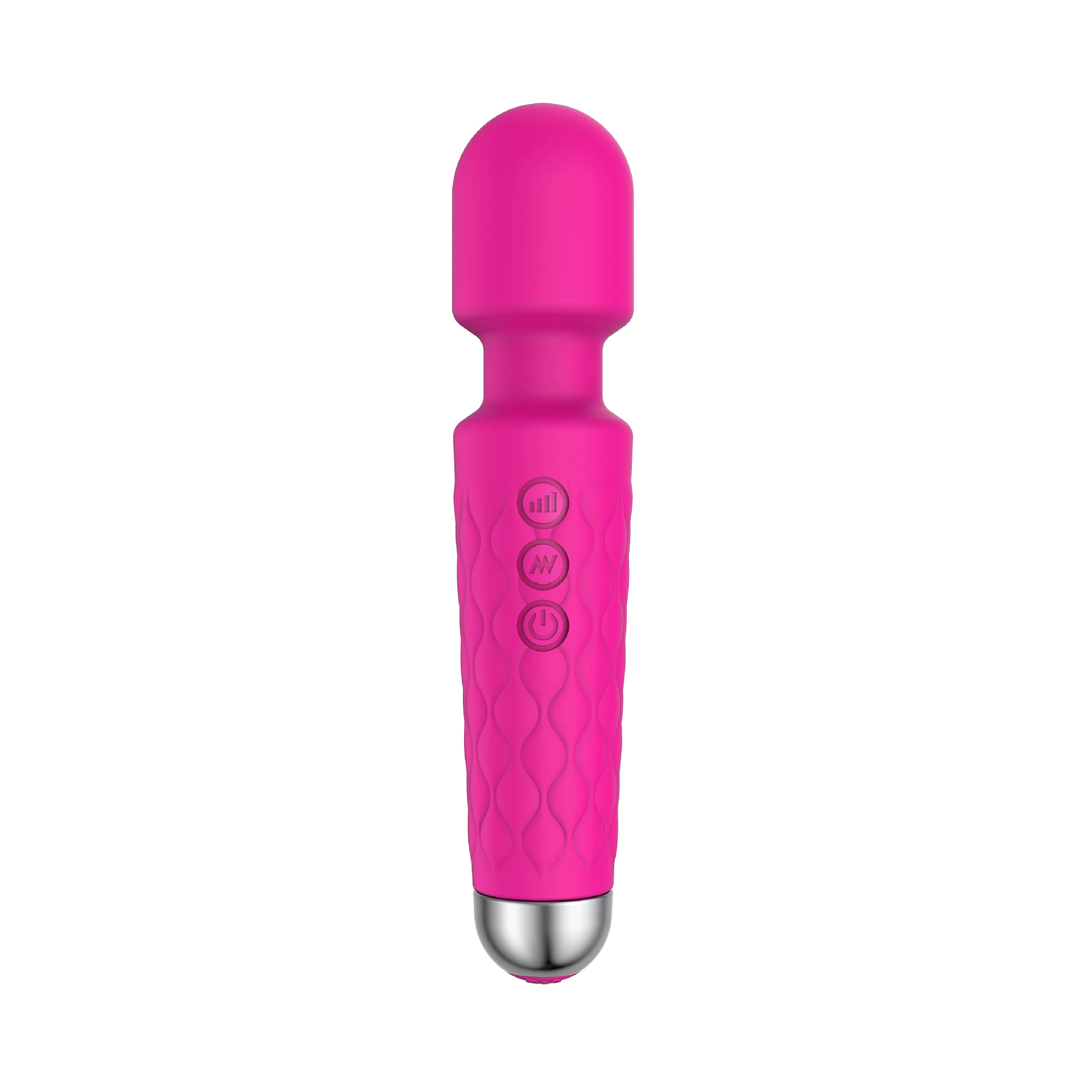 Wand vibrator AV stick 20-frequency, silicone massage stick, small and large sizes