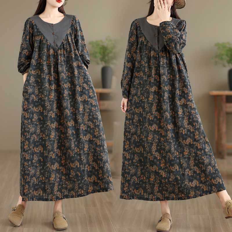 Autumn ethnic dress