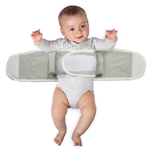 Cross-border baby simple swaddling belt newborn anti-frightening pure cotton elastic bag baby navel belt wholesale