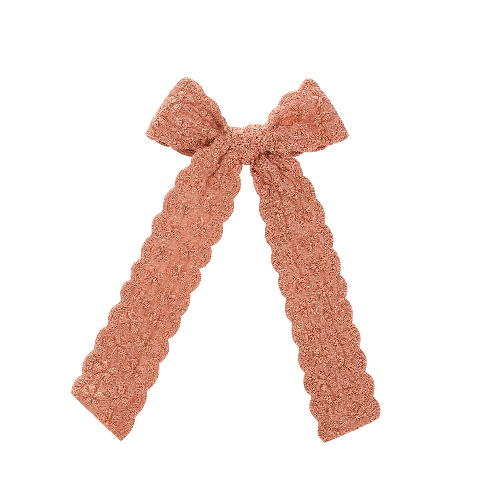 Cute Sweet Flower Bow Knot Cloth Lace Hair Clip display picture 8