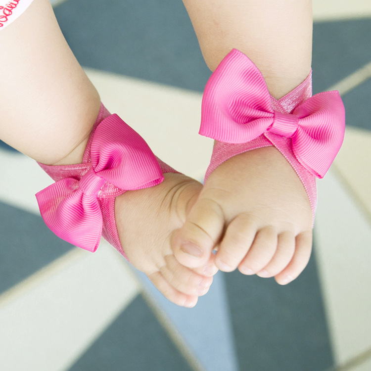 New Style Cute Simple Children's Foot Bow Set display picture 16