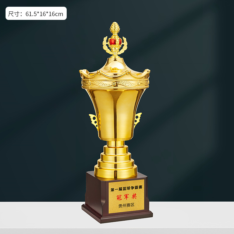 Oro plata cobre metal gran trofeo baloncesto competencia deportes reunión escuela creativa gran partido de Fútbol personalizado medalla grande