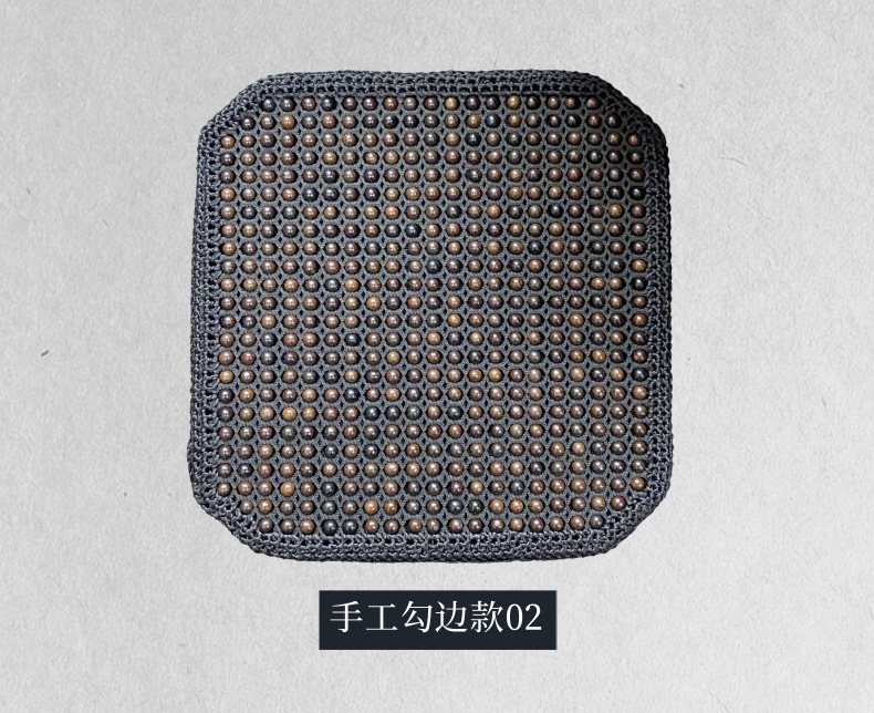 Car Seat Cushion Bodhi Summer Single Piece Cooling Cushion Wooden Bead Seat Cushion Ventilated Breathable Universal Bead Seat