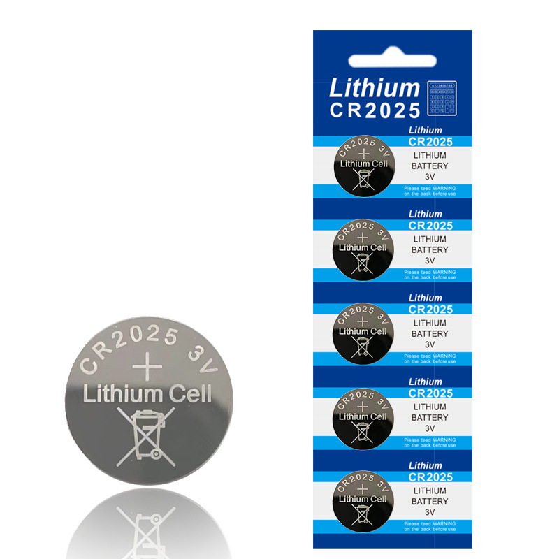 CR2025 Card Button Battery 3V Industrial Car Remote Control Computer Motherboard Electronic Scale Battery