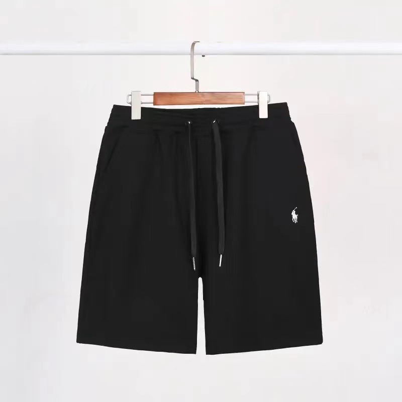 면 반바지 검정 흰색 말
