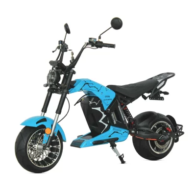 Eec Dot Adult Scooter Two-Wheeled Motorcycle Harley Electric Car Hm-8 Cross-Border Overseas Warehouse Straight Hair (Elektrikli motosikletlər)