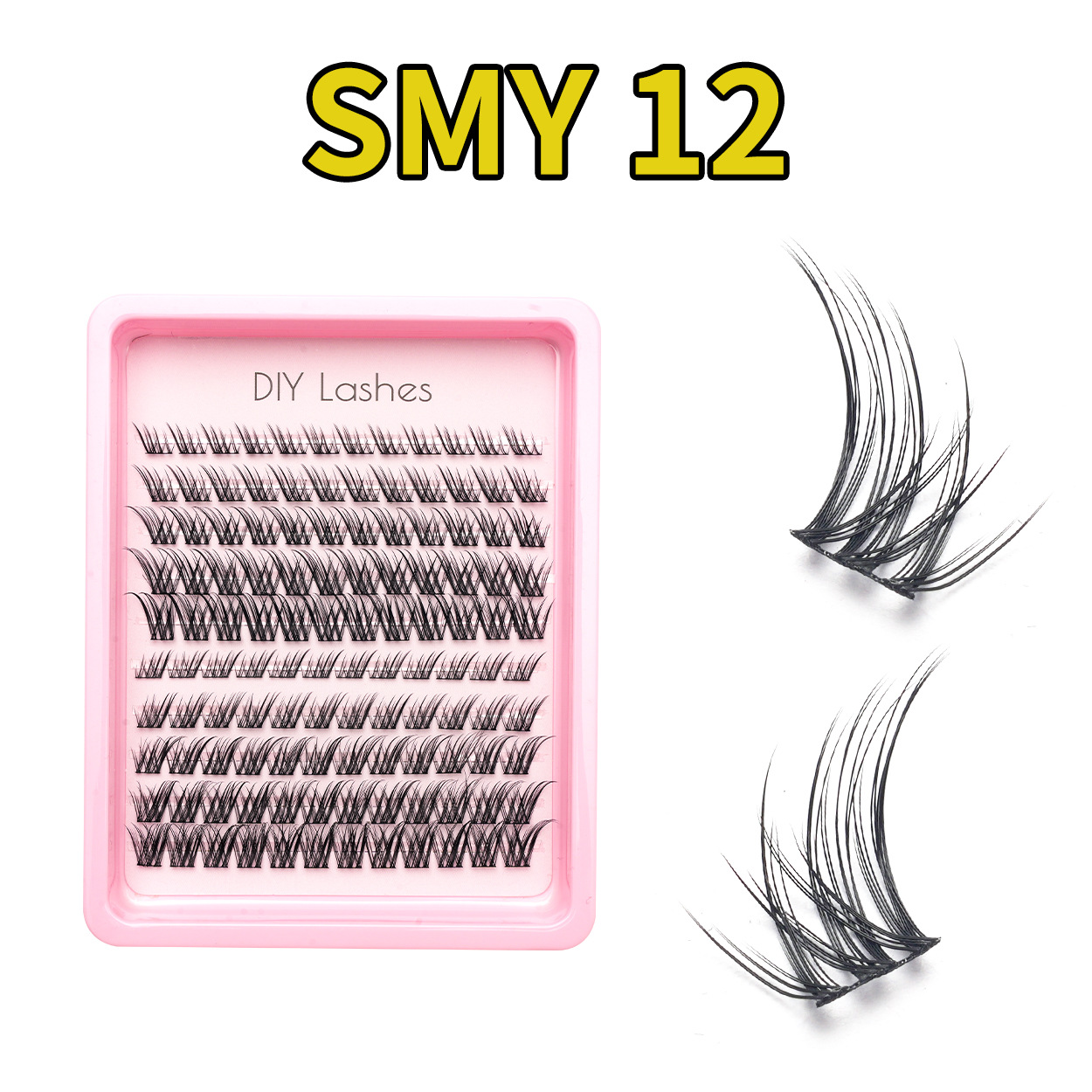 DIY transfronterizo pestañas falsas Europa y América Amazon estación independiente venta caliente segmento de flores de cabello comercio exterior fábrica al por mayor