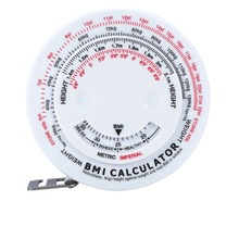 批发 供应圆形BMI卷尺 脂肪测量卷尺 腰围尺 外贸 57g