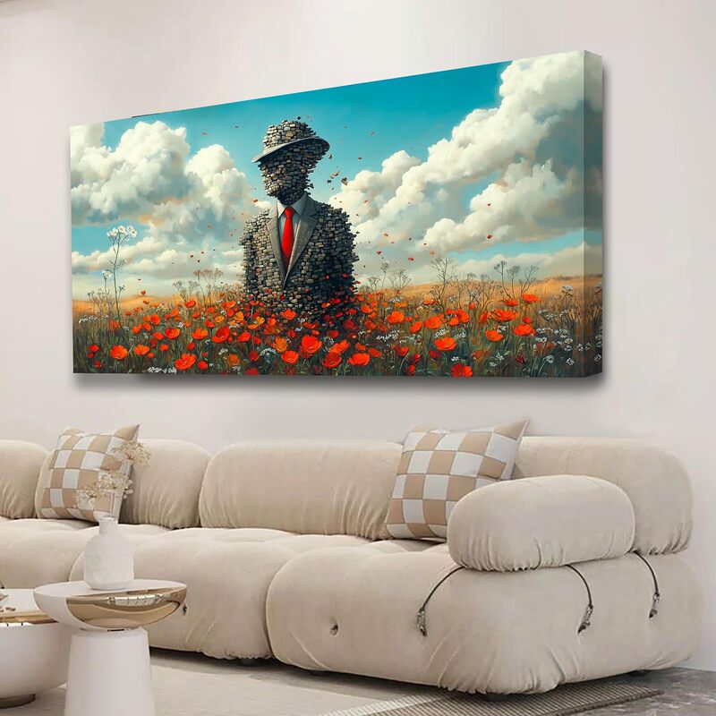 Flower Sea Picture Prints Canvas Wall Art for Living Room, Office, Bedroom Wall Decoration Flower Sea Landscape Prints Flower Sea Picture Prints Canvas Wall Art for Living Room, Office, Bedroom Wall Decoration Flower Sea Landscape Prints