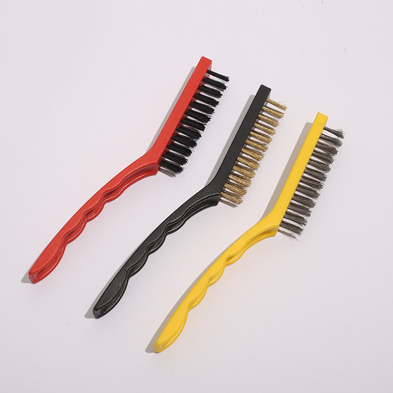 Cepillo de limpieza Estufa de cocina grande Cepillo de limpieza para estufa de gas Cepillo de alambre de desengrasado y descontaminación de nueve pulgadas