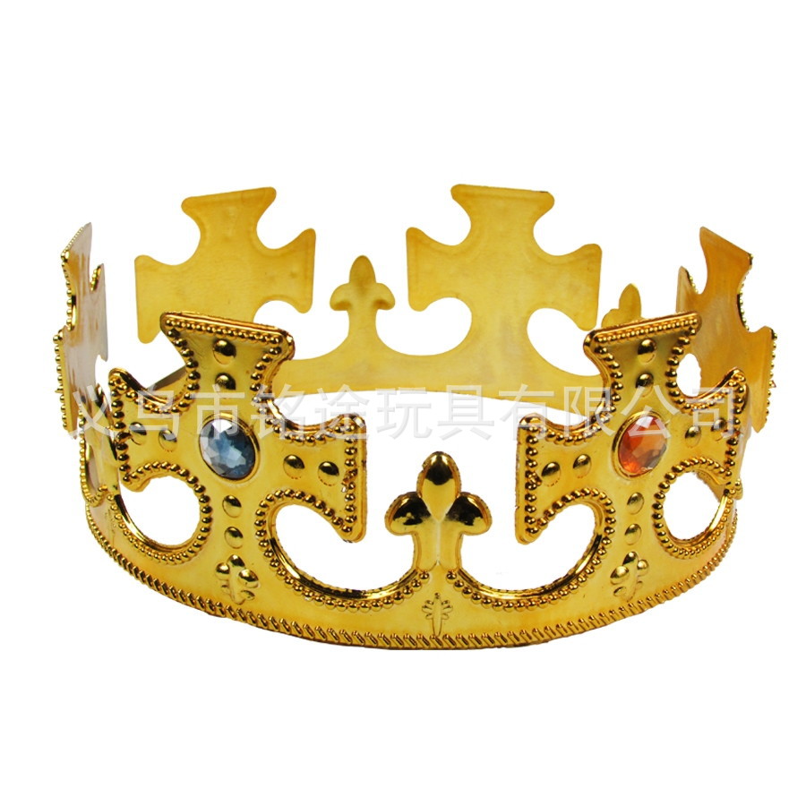 Espectáculo para adultos de Halloween, traje de vestir, sombrero de rey, terciopelo dorado, capa mágica, corona, varita, varita