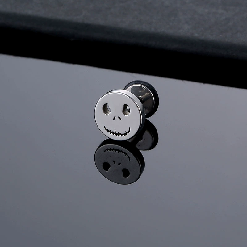Fashionable earrings stainless steel, accessory for men and women, European style, direct factory sales
