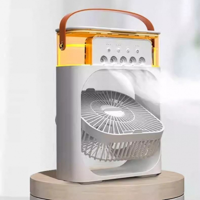 Xiaomi 5 穴スプレーファンホームオフィスデスクトップ学生寮噴霧加湿器空気クーラー卸売|undefined