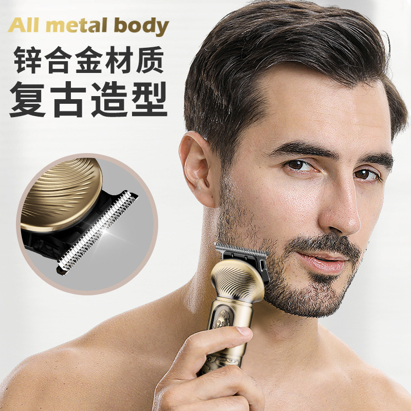 New 6-in-1 Full Body Washable Home Hair Cutting and Shaving Set Multi-Head Replacement Electric Clipper Electric Shaver