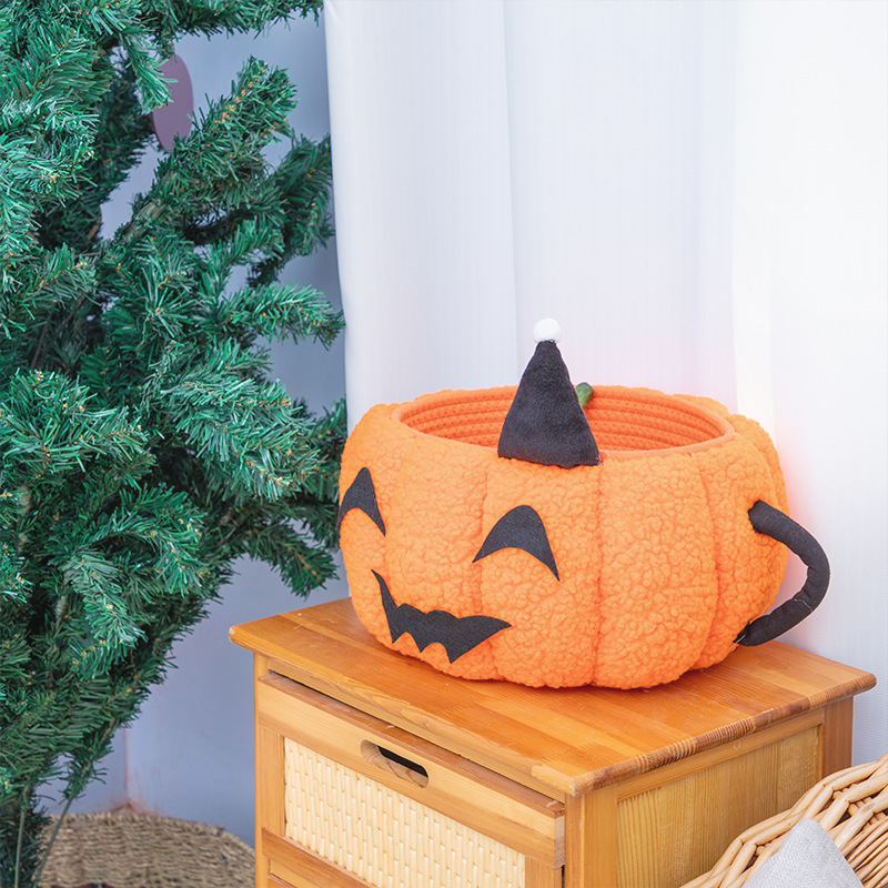 Ventas transfronterizas de dulces de Halloween, adornos caseros, cestas de regalo de Halloween