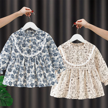 宝宝罩衣秋冬女外穿公主裙子吃饭围兜防水防脏儿童反穿衣婴儿围裙