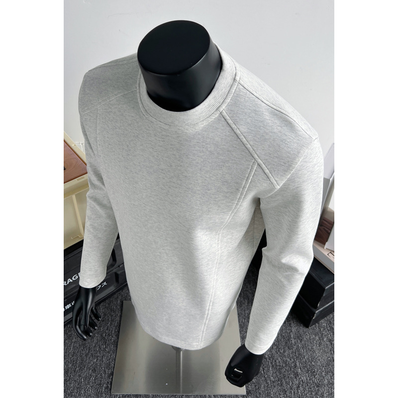 Trendy American-style Deconstructed Patchwork Long-sleeve T-shirt, Autumn Vintage Versatile Loose Casual Top_voghion.com
