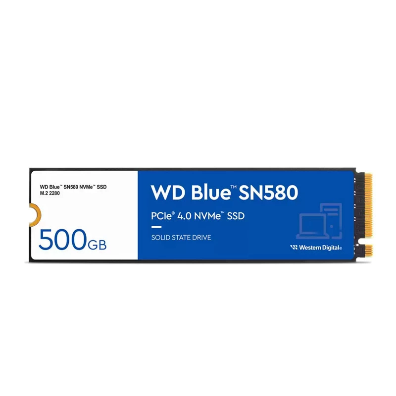 WD/西部数据 Blue SN580 500GB Solid State Drive Desktop Notebook SSD Western Digital Blue Disk