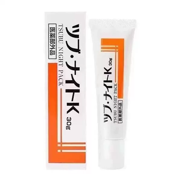 Tsubu Night Pack Japan Anti-Fat Granule Eye Cream removes sweat duct granules, small flesh granules, and oil granules around the eyes