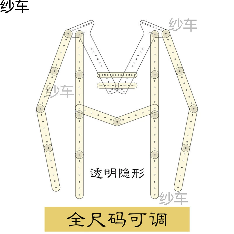 Реквизит для фотосъемки на белом фоне, акриловые прозрачные вешалки, поддержка для подвешивания одежды после съемки, невидимые