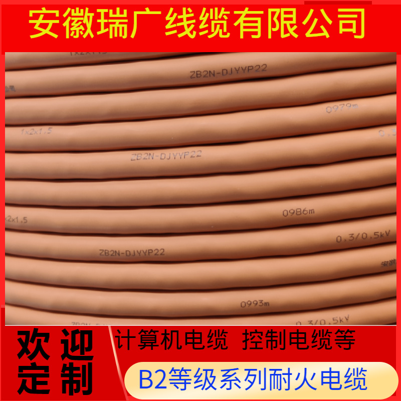 ZB2-DJYYP-2x2x1.5安徽瑞广线缆计算机电缆ZRB2N-DJYJYRP23、JYYP