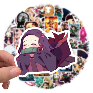 50 Ghost Blade unlimited train sticker phone case computer Demon Slayer anime sticker