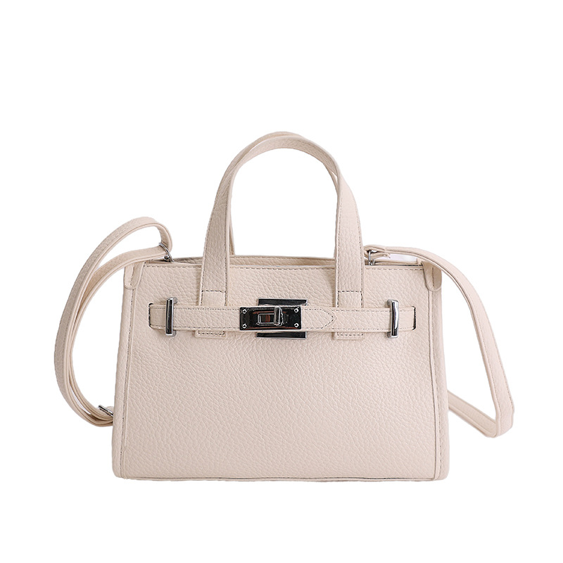 Bolso para mujeres 2026 venta transfronteriza caliente nuevo lichi estampado bolso de mano alta textura lujosa mochila de hombro