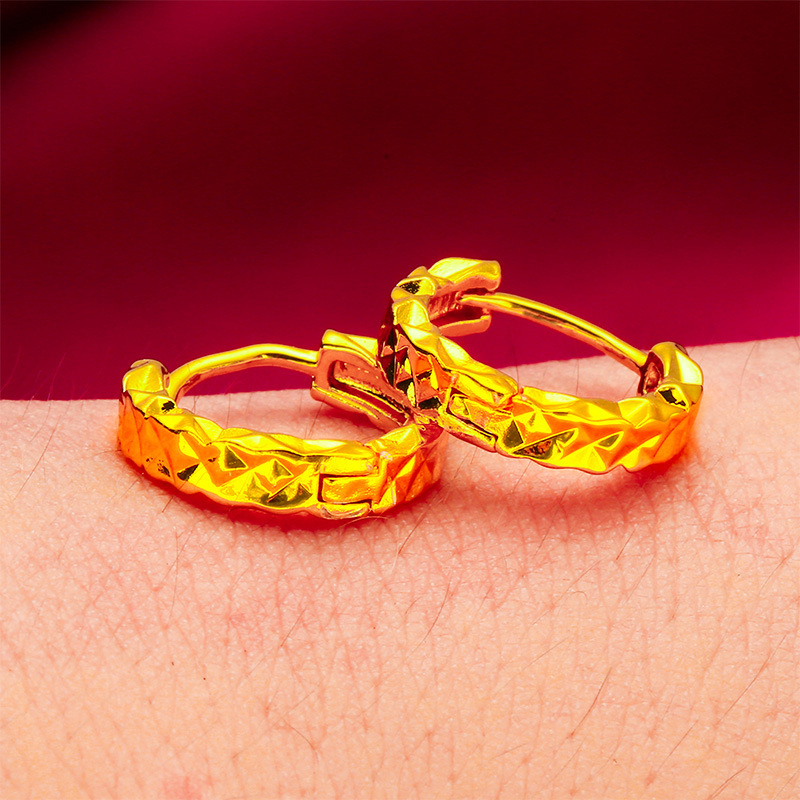 Vietnamese Gold-Plated Earrings, Ice-Crystal Earrings, Starry Earrings, Fashionable Earrings Wholesale