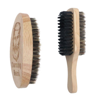 Bristle solid wood brush wooden handle soft bristle household multi-purpose wooden handle soft bristle brush clothing dust removal cleaning brush
