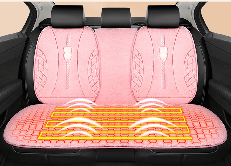 [Pinduoduo Hot Selling] Car Heated Seat Cushion Winter Stuffed Car Cushion Cute Cartoon Thickened Heating Cushion