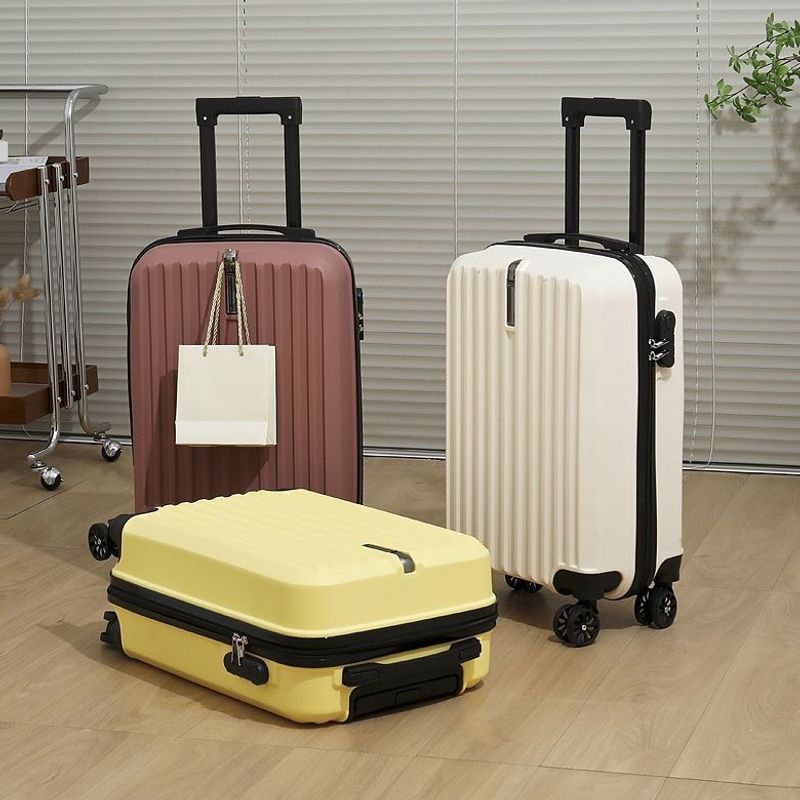 Colorful trolley suitcase, a great travel companion, small travel luggage with combination lock and universal wheels, children's luggage