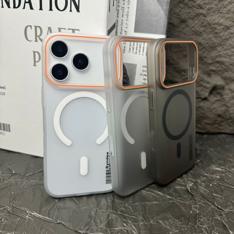 柔纱肤感适用iPhone17pro手机壳磨砂磁吸苹果16pro硬壳PC15保护套|undefined