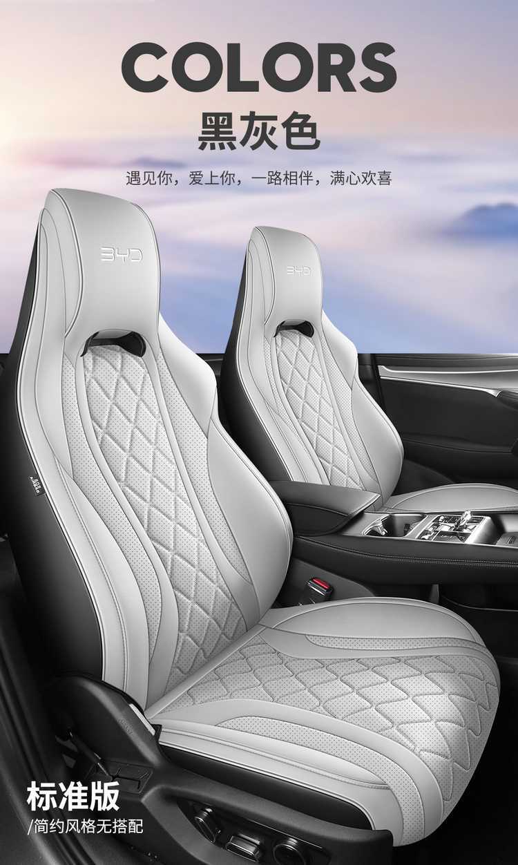 Byd Hiace 07 Seat Cover Fully Surrounded Breathable Perforated Cushion Leather Hiace 07Ev Special Four-Season Seat Cover
