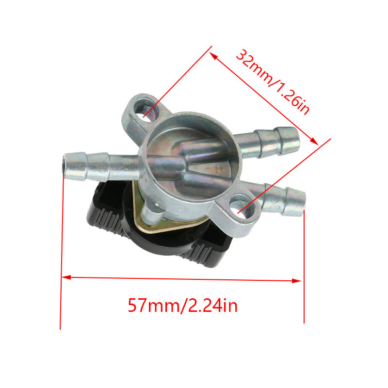 Beach Off-Road Vehicle Motorcycle Atv Two-In-One-Out One-In-Two-Out Oil Switch Valve Three-Way Eton Polaris