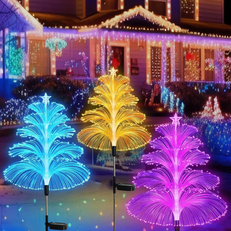 Cross-border exclusive solar energy colorful fiber optic water mother lamp outdoor courtyard floor lamp creative color-changing atmosphere lamp Cross-border exclusive solar energy colorful fiber optic water mother lamp outdoor courtyard floor lamp creative color-changing atmosphere lamp