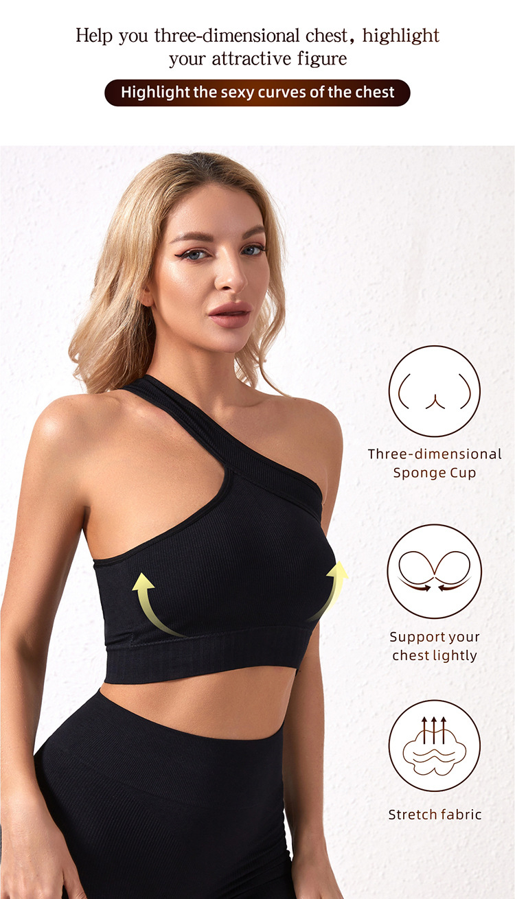 94g Weight Sleeveless Sleeve Length Nylon Fabric Type Short Top Length Vest Tops Type Fitness, Yoga, Sports Occasion Oblique collar Neckline Solid Color Pattern Simple Style, Sport Style Style Simple Style Sport Style Solid Color Nylon Oblique Collar Active Tops Vest 2