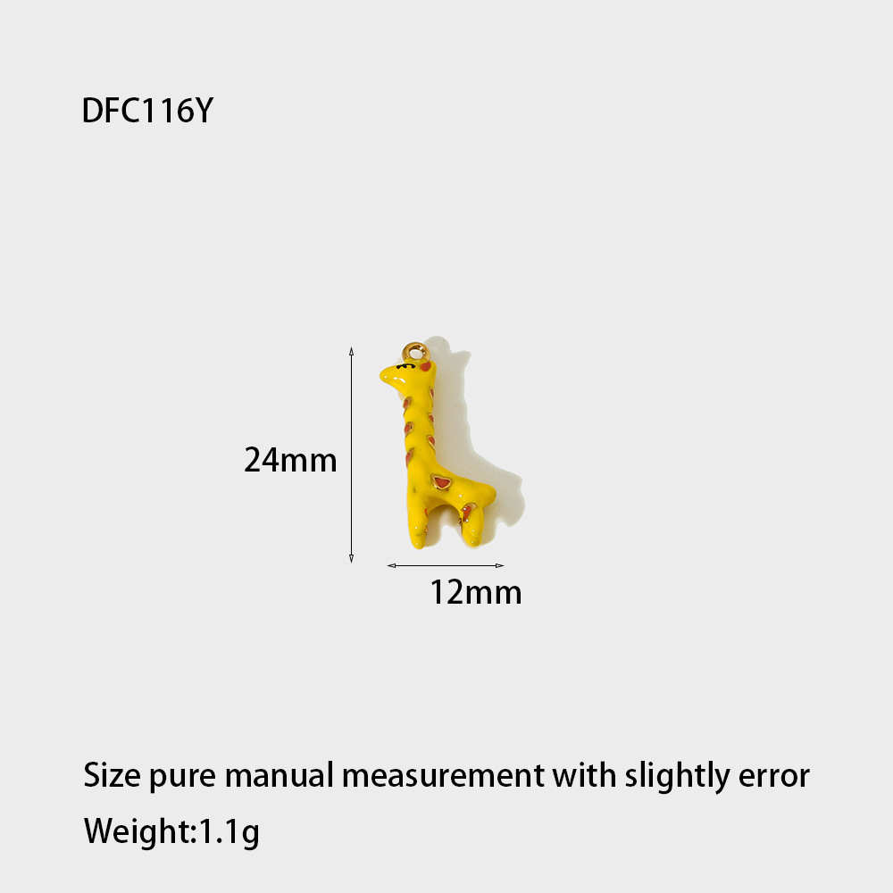 5g Weight 0.03µm Gold Plating Thickness PVD Coated Gold Plating Process Pendant Jewelry Making Type 8*25mm Jewelry Making Size 18K Real Gold Plated Plating Material 1 Piece Quantity 304 Stainless Steel Material Moon, Candy, Giraffe Pattern IG Style Style Enamel Craft 1 Piece 8*25mm 304 Stainless Steel Moon Candy Giraffe Pendant 7