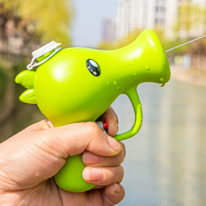 Cartoon Water Gun, Small High-Capacity Summer Toy, Long-Range Spray (Green/Yellow/Blue)