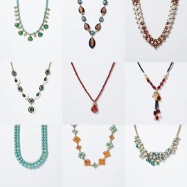 耳钉;项链;戒指