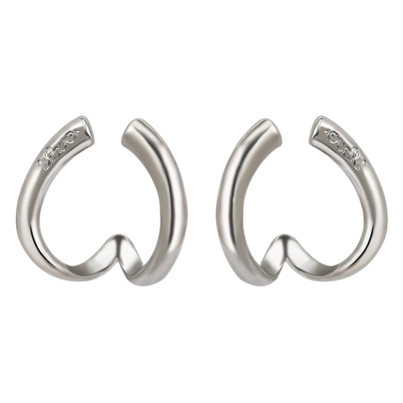 Pendientes de Aleación Xuping, Nuevos Pendientes Simples en Forma de Corazón, Pendientes de Corazón de Alta Gama de Celebridades de Internet, Pendientes de Estilo Nicho, Joyería para Mujer