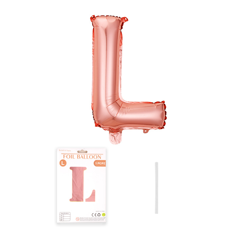 Carta de 32 pulgadas embalaje fino globo de papel de aluminio embalaje de tarjeta de papel independiente versión americana película de aluminio de cuerpo delgado globo de aire flotante al por mayor