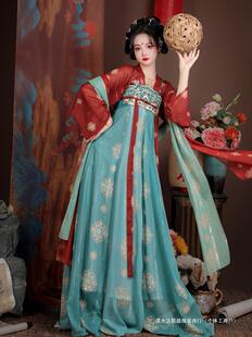 New Tang style original Hanfu Women's Chinese style improved chest dress autumn and summer daily student ancient costume Super fairy