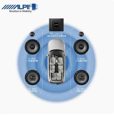 Pai EL-W65C/W65 vehicle-mounted two-frequency: Car speaker/subwoofer - suit-coaxial-dsp