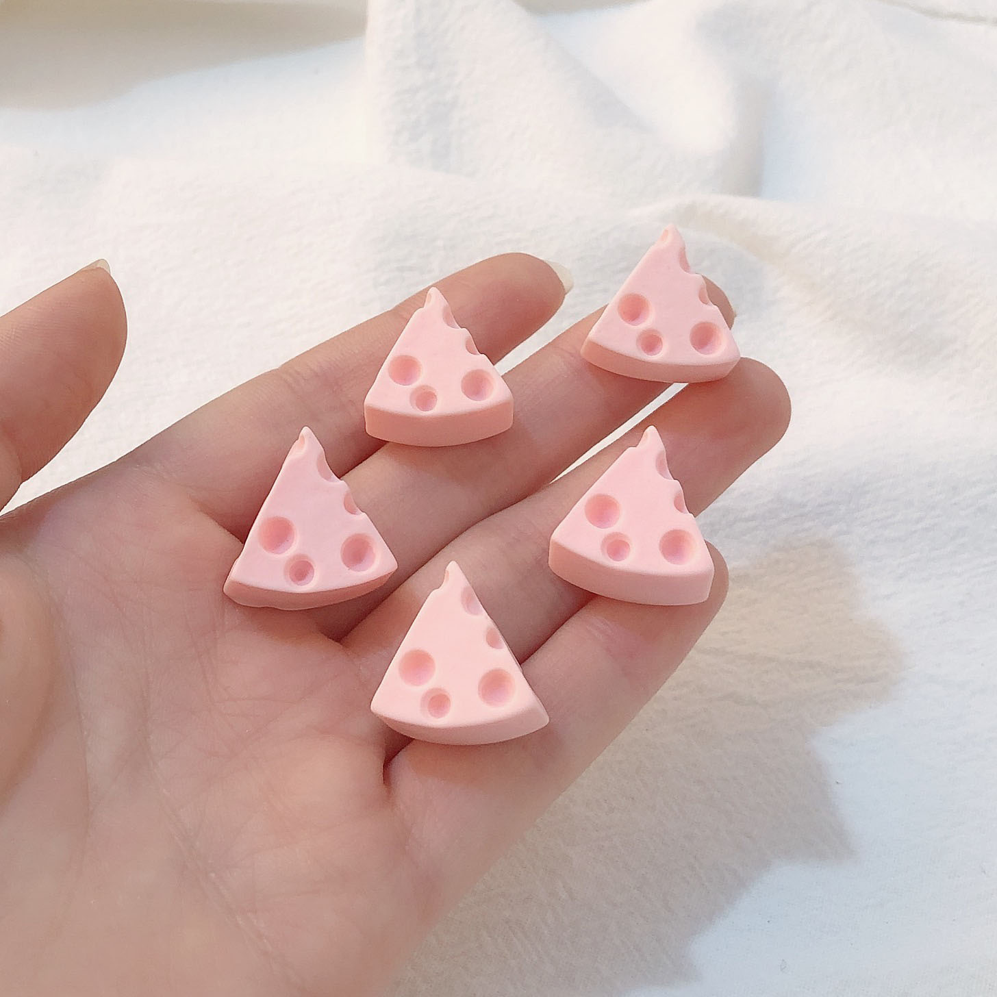 Cuerdas de cabeza diy accesorios de joyería hecha a mano red arco rosa rosa de resina de melocotón orejas accesorios de joyería para el cabello