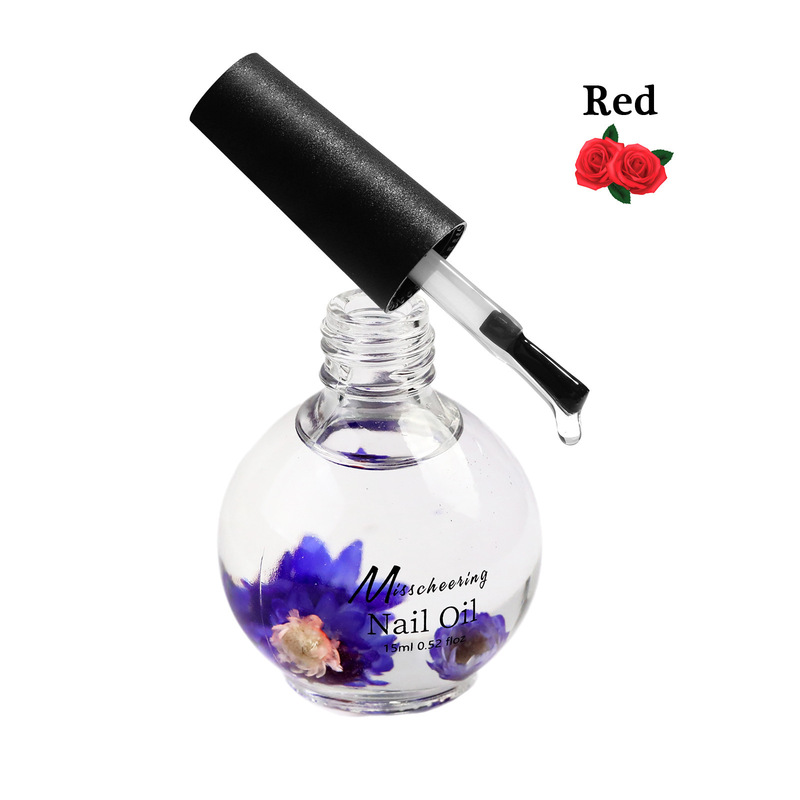 美甲天然干花指甲营养油 滋养指缘油防倒刺 一次性卸甲巾护甲套装|undefined