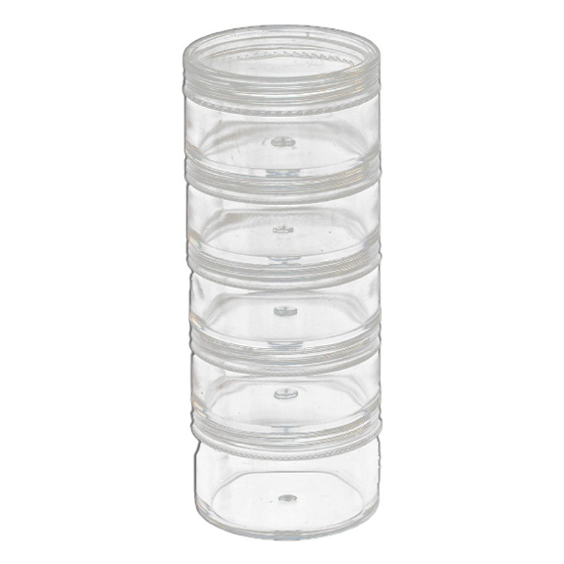 Large No. 2 5 one-piece transparent round bracelet box skin care cosmetics empty bottle packing box wholesale