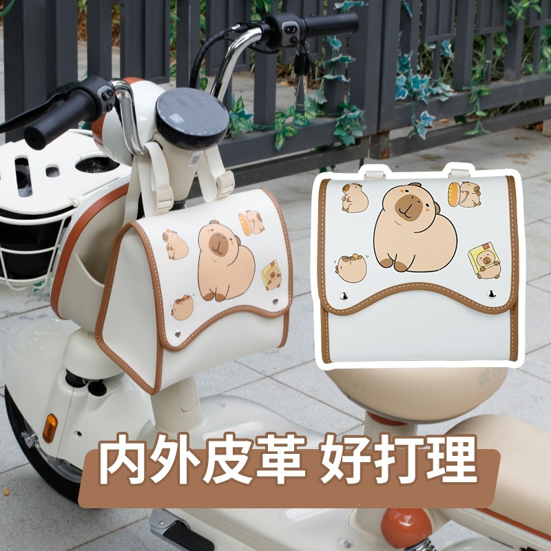Cross-Border New Style Electric Vehicle Motorcycle Front Waterproof Hanging Bag Bicycle Large Capacity Storage Bag Raincoat Hanging Bag