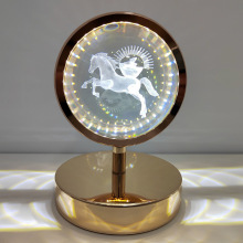 台灯床头灯卧室客厅前台插电/充电触摸高档新款LED水晶球马上有钱