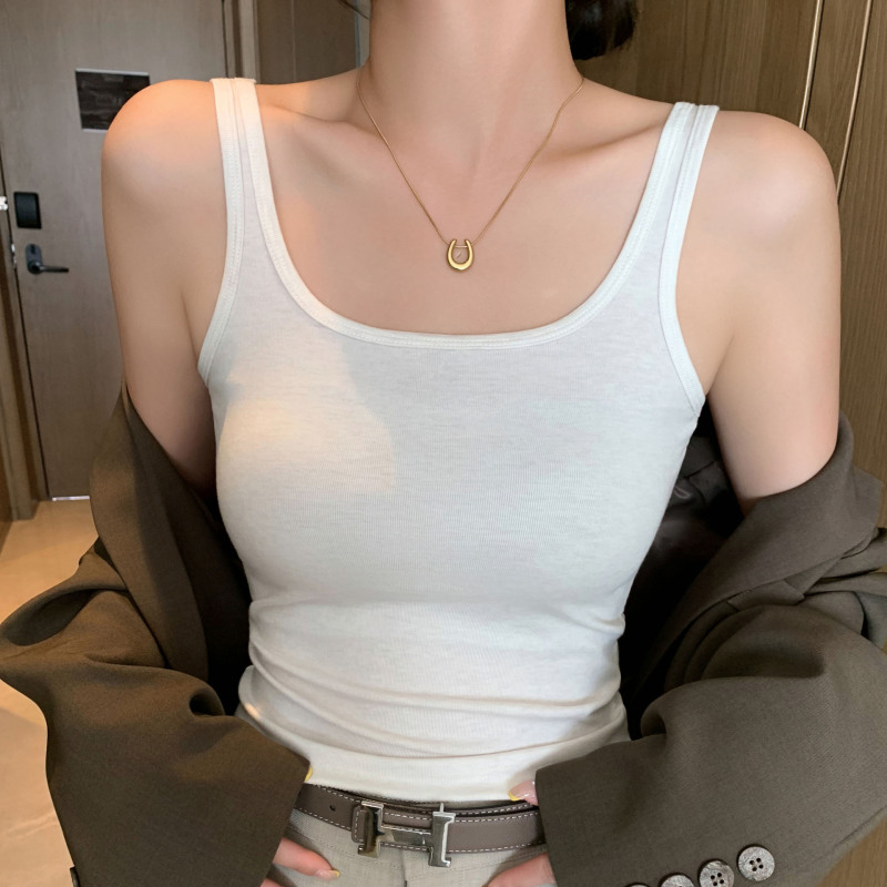 K3320 Premium Acetate Lyocell U-Neck Camisole for Women, Slim Fit Merino Wool Base Layer Top for Spring and Summer K3320 Premium Acetate Lyocell U-Neck Camisole for Women, Slim Fit Merino Wool Base Layer Top for Spring and Summer