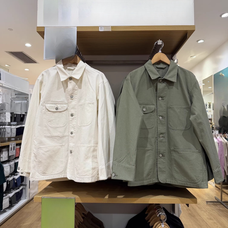 High-Quality Goods from the Channel: 2026 Spring Casual Lapel Workwear Loose Multi-Pocket Long-Sleeve Jacket Top 483819